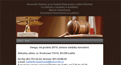 Desktop Screenshot of komornik.swidnik.pl